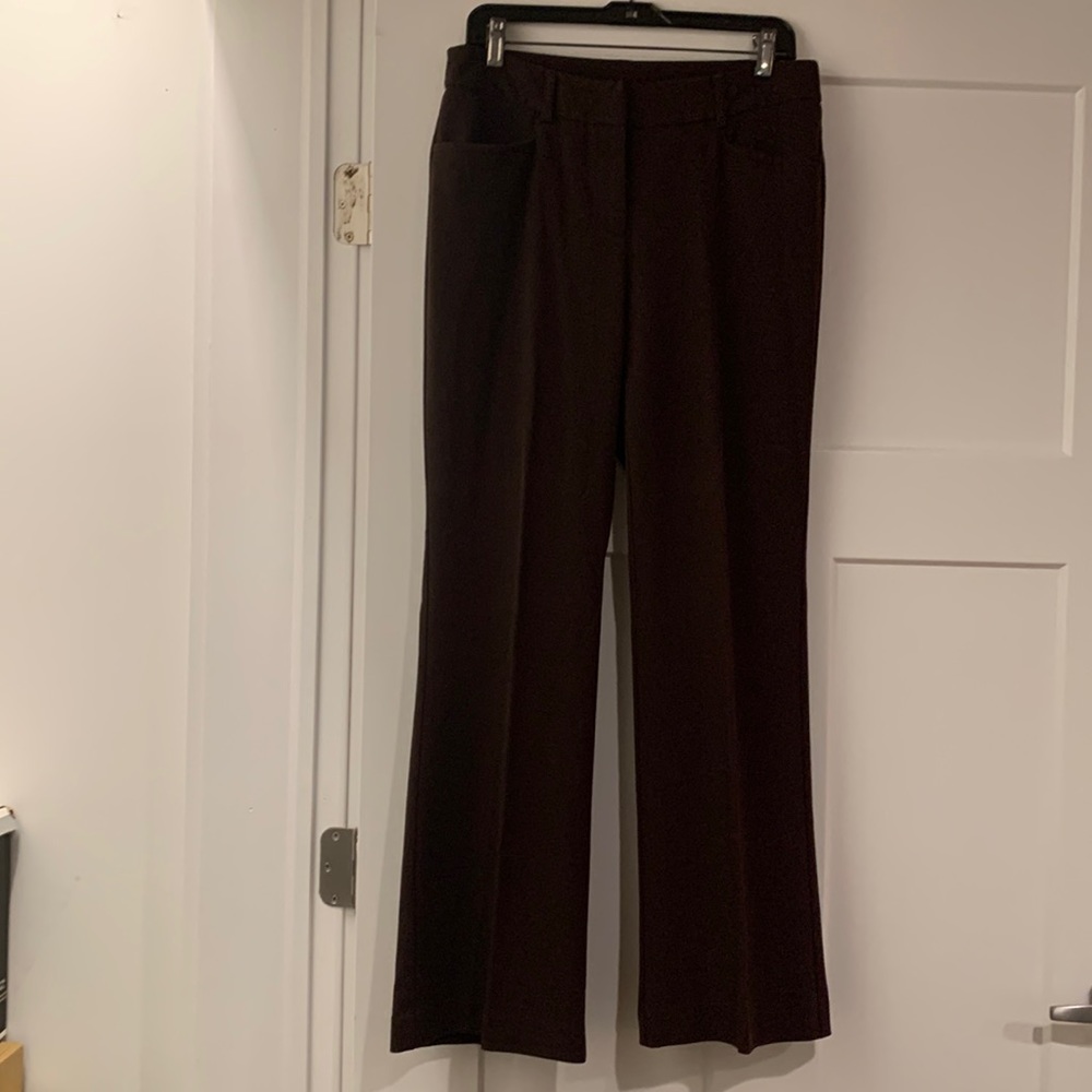 Ladies brown slacks by Rafaela, Sz 6.